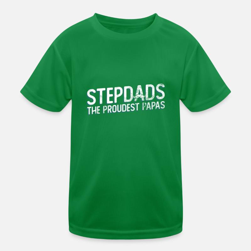 Stepfather Father's Day Stepdaddy Gift Quote Kids Functional T-Shirt
