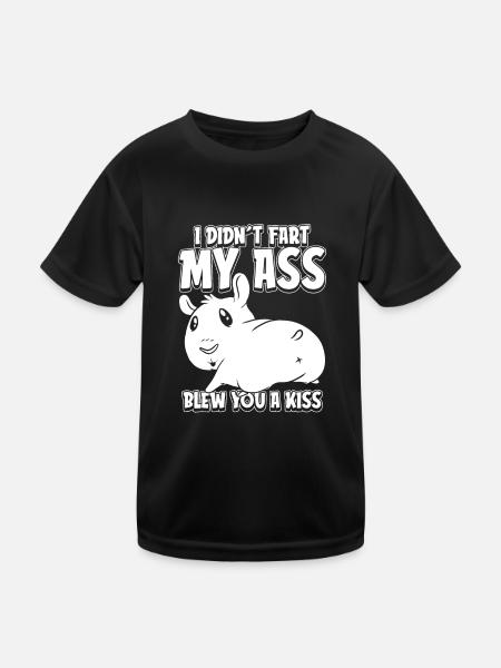 Hamster doré Hamster - T-shirt sport Enfant - noir - Devant