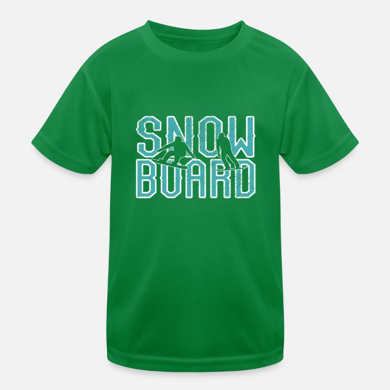 Snowboard Funktionsshirt til børn