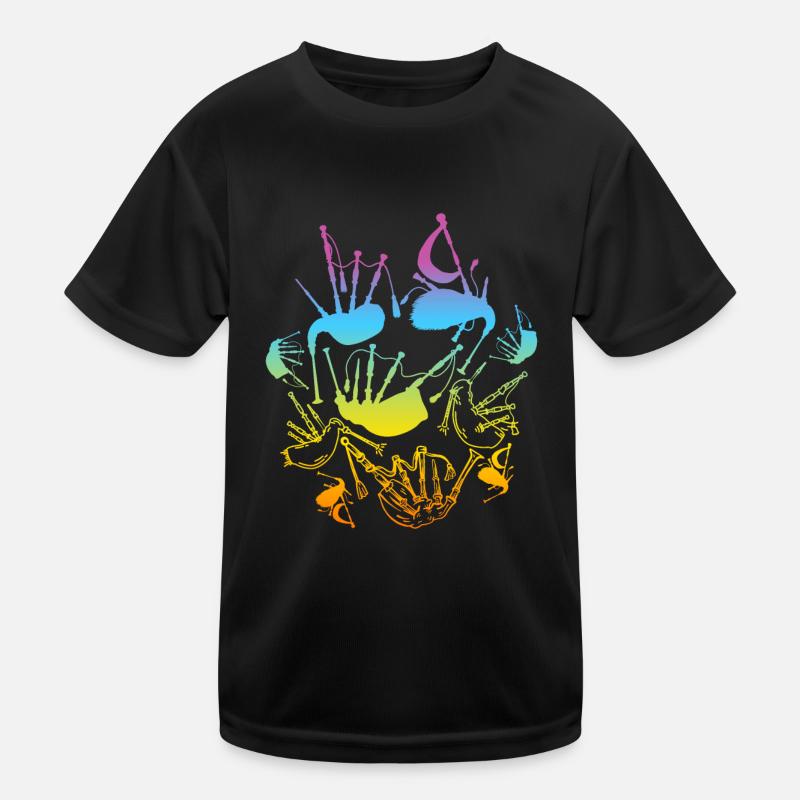 Musicien de cornemuse Amant de cornemuse Instrument de cornemuse T-shirt sport Enfant