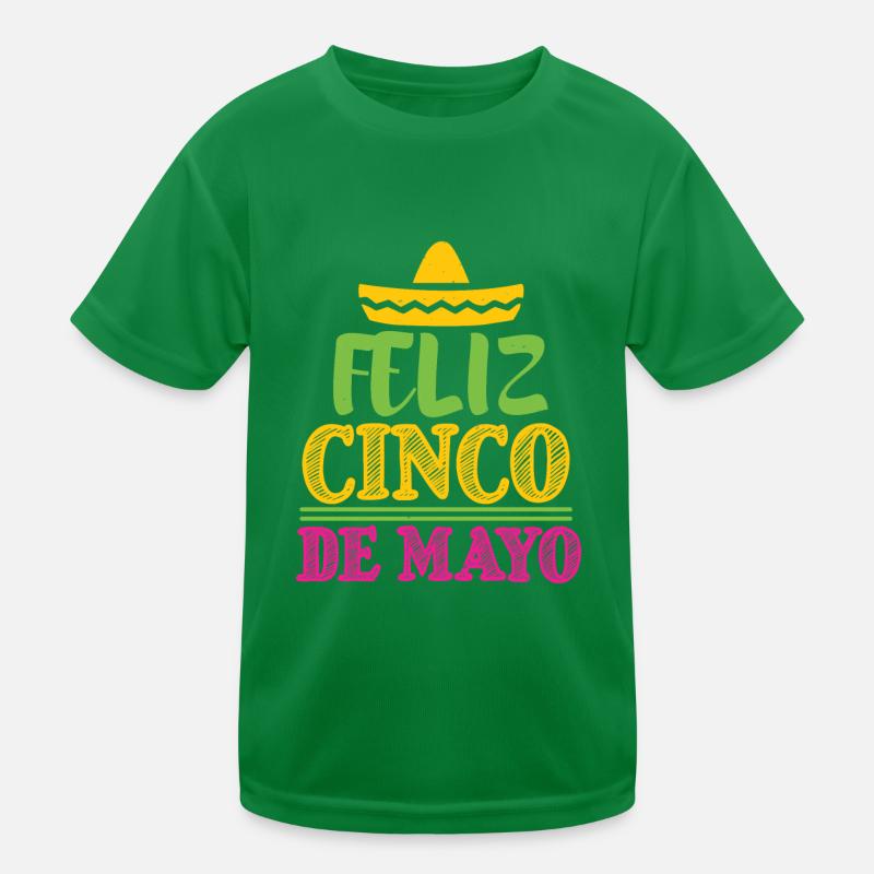 FELIZ CINCO DE MAYO 2 Kinder Funktions-T-Shirt