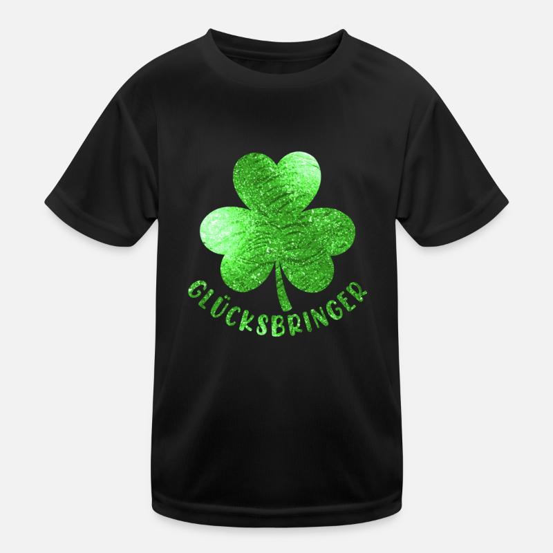 Lucky charm cloverleaf Kids Functional T-Shirt