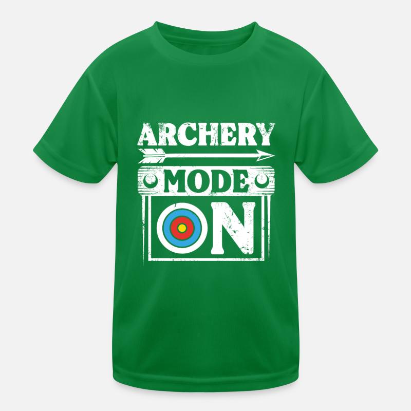 Archery mode on Kinder Funktions-T-Shirt