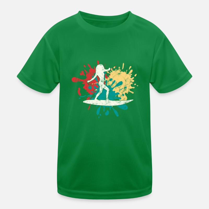 Silhouette de surfeur T-shirt sport Enfant
