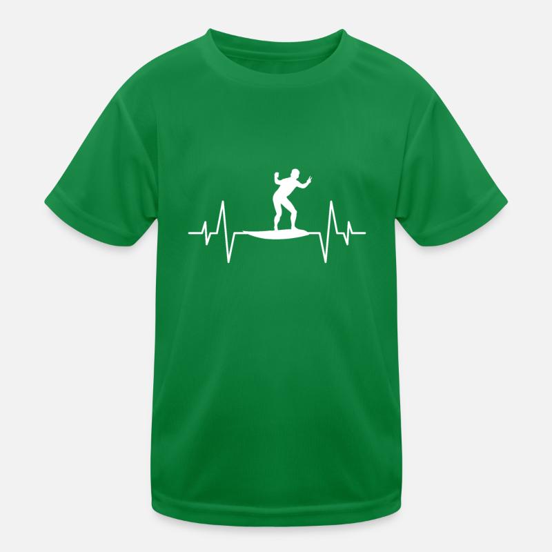 Silhouette de surfeur T-shirt sport Enfant