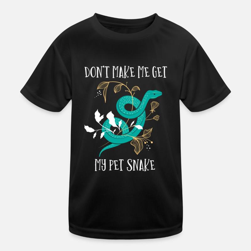 Schlange, Reptil - Schlangen Kinder Funktions-T-Shirt