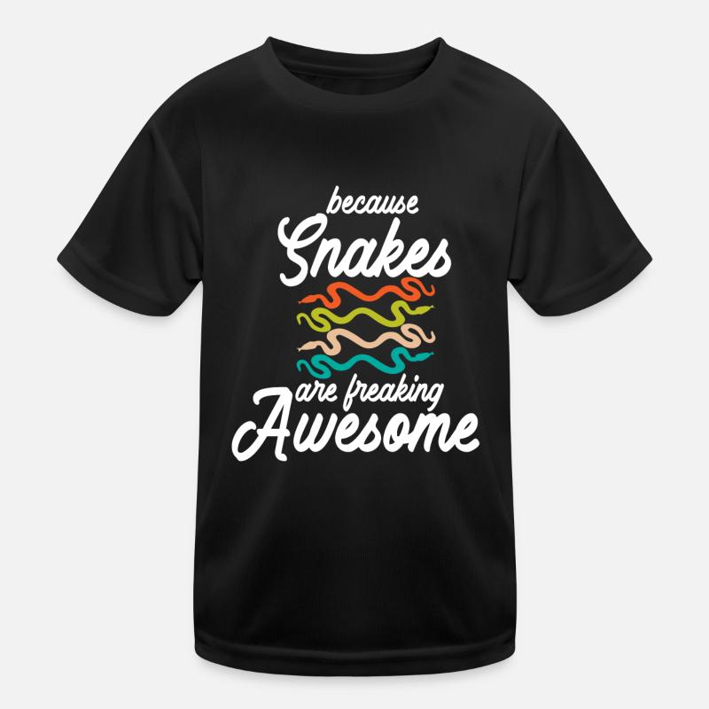 Schlange, Reptil - Schlangen Kinder Funktions-T-Shirt