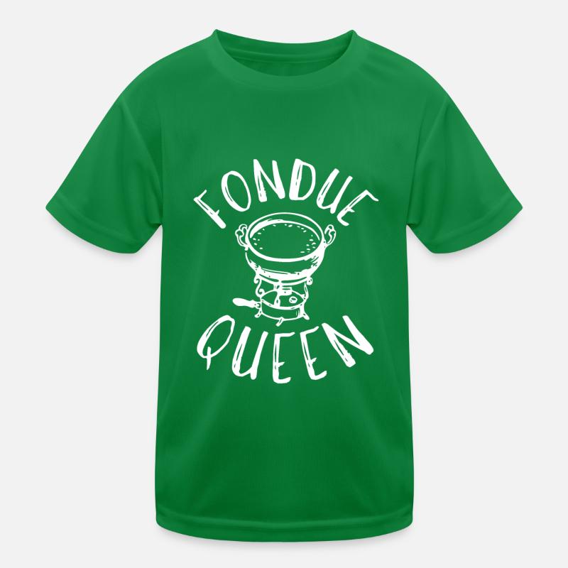Fondue au fromage suisse T-shirt sport Enfant