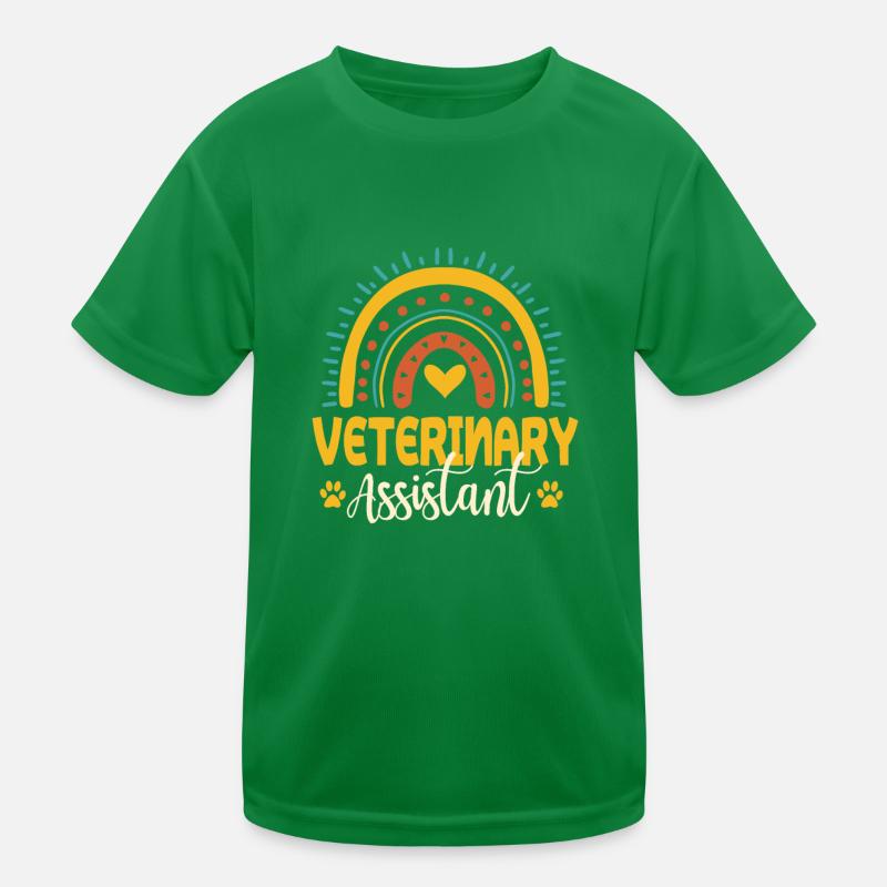 Conception d’assistant vétérinaire mignon T-shirt sport Enfant