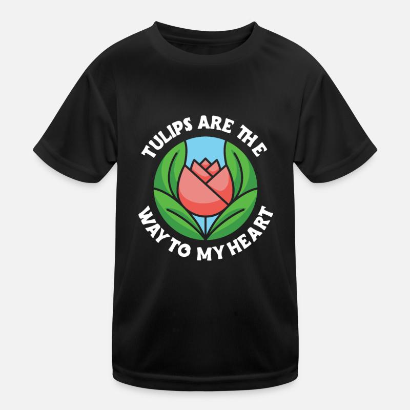 Tulips Tulips Kids Functional T-Shirt