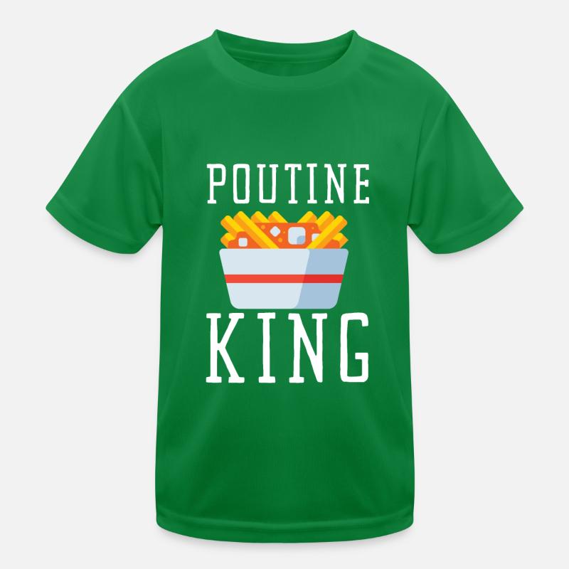 Cheese Curds Gravy Mix Canada Poutine T-shirt sport Enfant