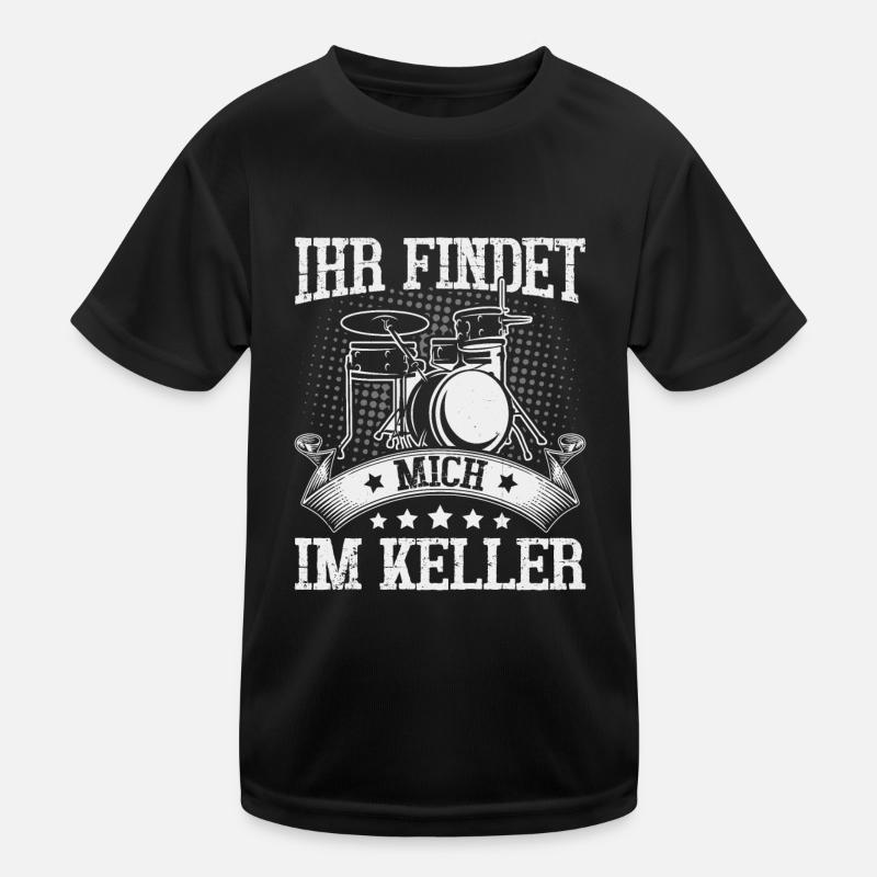 Schlagzeuger Trommel Geschenk Kinder Funktions-T-Shirt