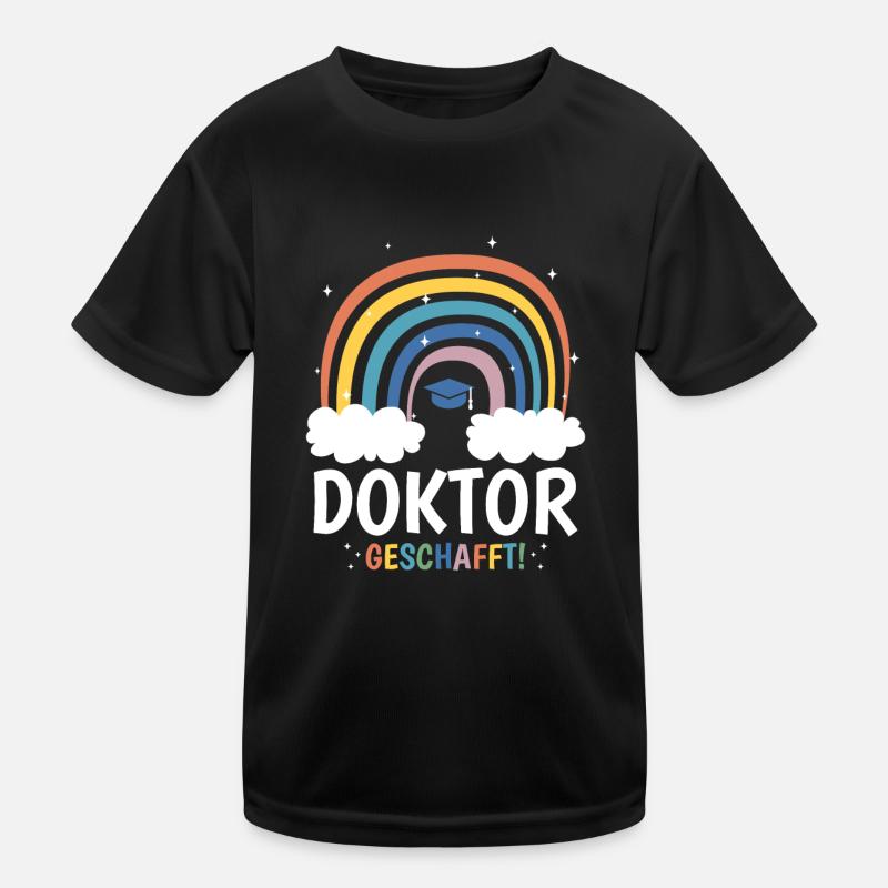 Doktor Geschafft Kinder Funktions-T-Shirt