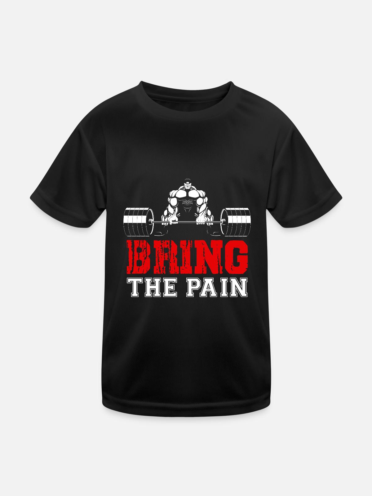 Train - Kids Functional T-Shirt - black - Front