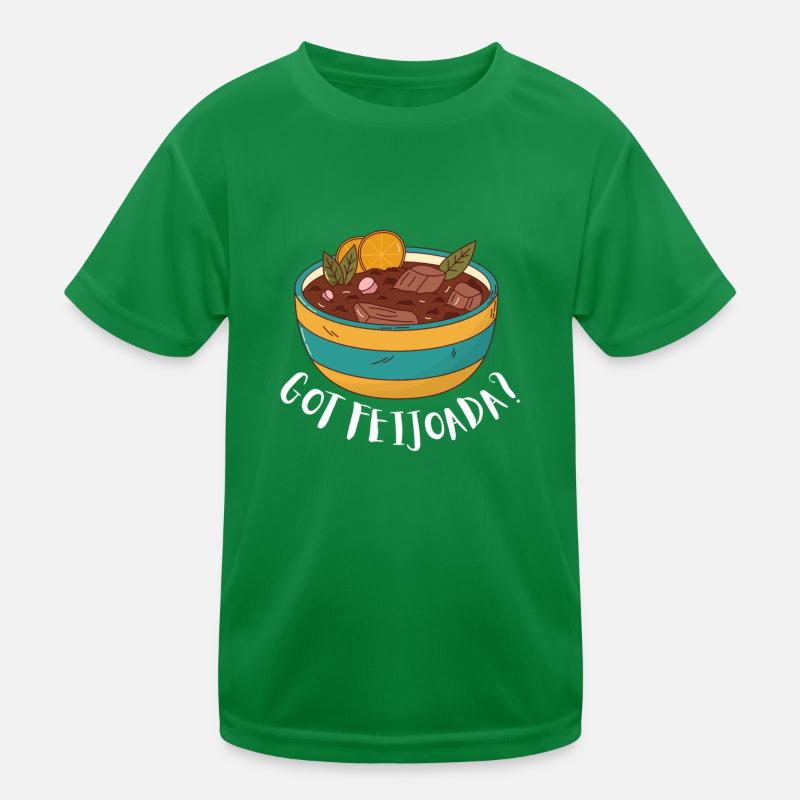 Brazil Brazilian Pork Bean Stew Feijoada Kids Functional T-Shirt