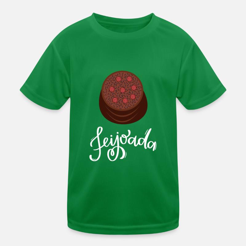 Brésil Ragoût de haricots de porc brésilien Feijoada T-shirt sport Enfant