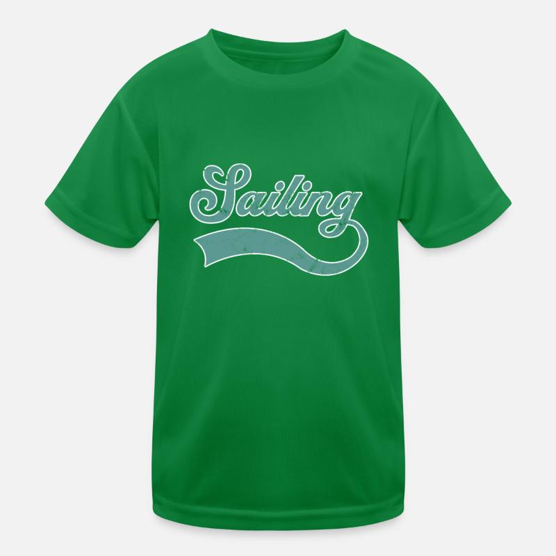 Lettrage de voile T-shirt sport Enfant
