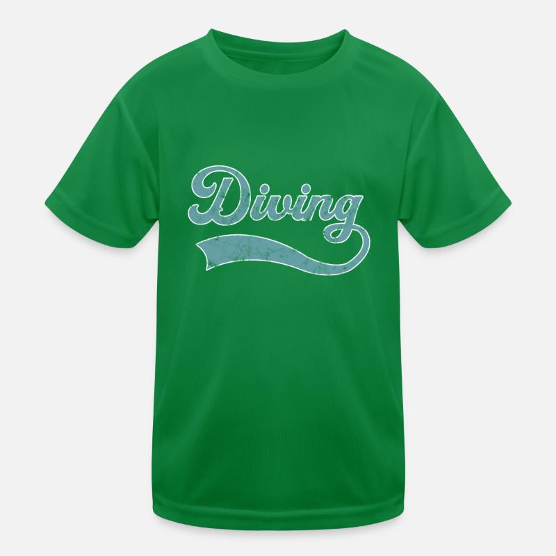 Lettrage de plongée T-shirt sport Enfant