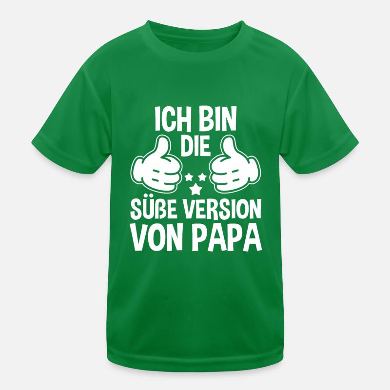 Papa Vater Vatertag Kinder Funktions-T-Shirt