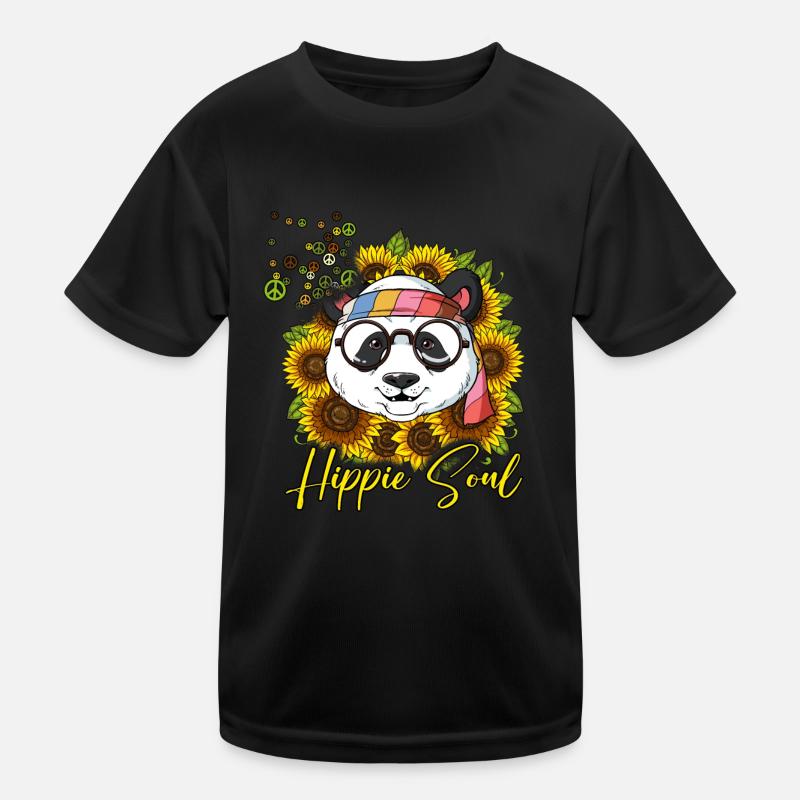 60s 70s Costume Hippie Soul Kids Functional T-Shirt