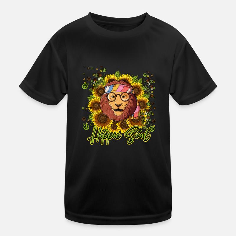 60s 70s Costume Hippie Soul Kids Functional T-Shirt