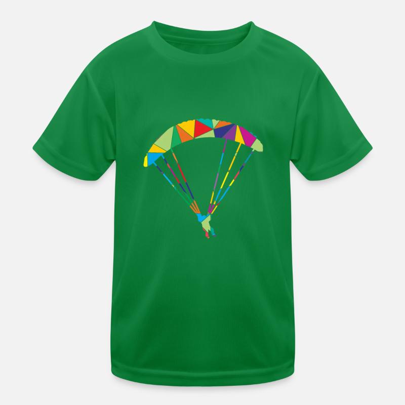 Parapente Poly Bas Poly Parapente Polygone T-shirt sport Enfant