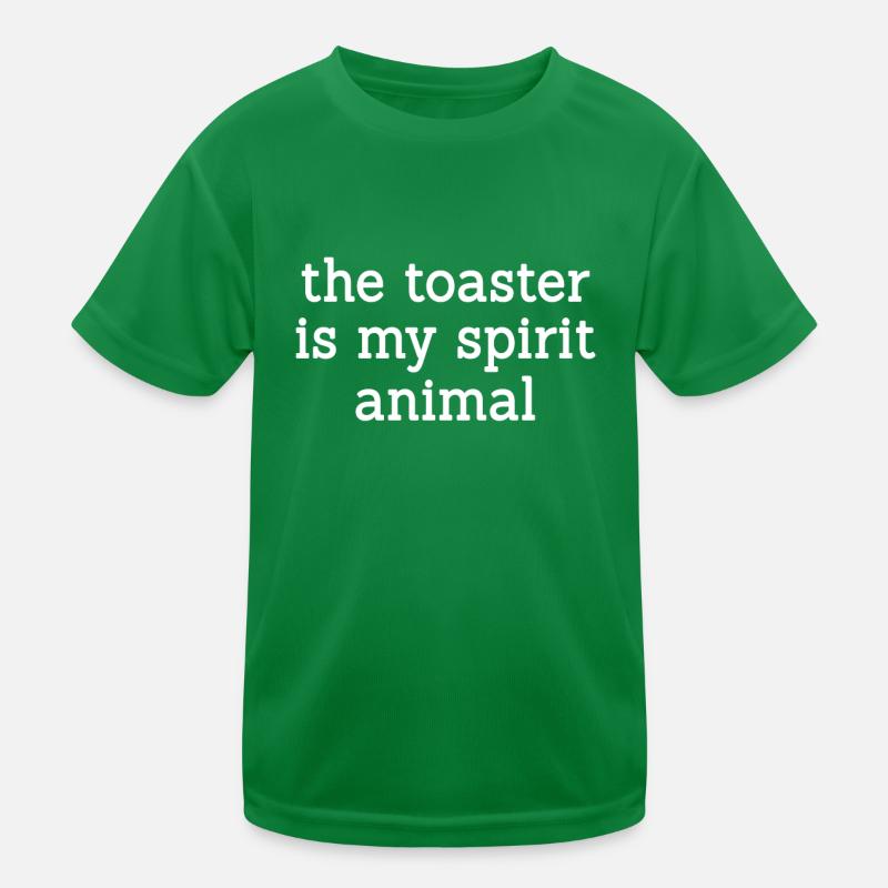Lustiger Toaster Spruch Kinder Funktions-T-Shirt