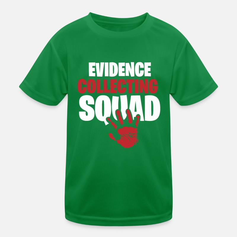 Forensiker Kostüm Kinder Funktions-T-Shirt