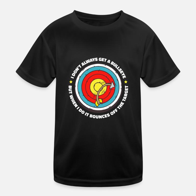 Archery Archery Archer Funny Kids Functional T-Shirt