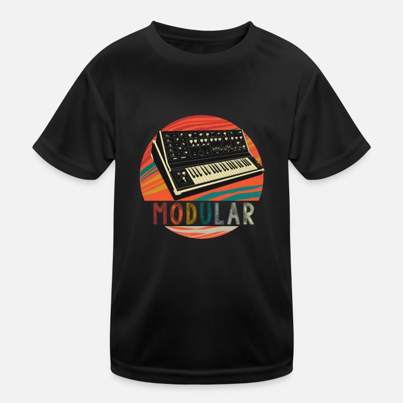 Modular Electronic Musical Synthesizer Kids Functional T-Shirt