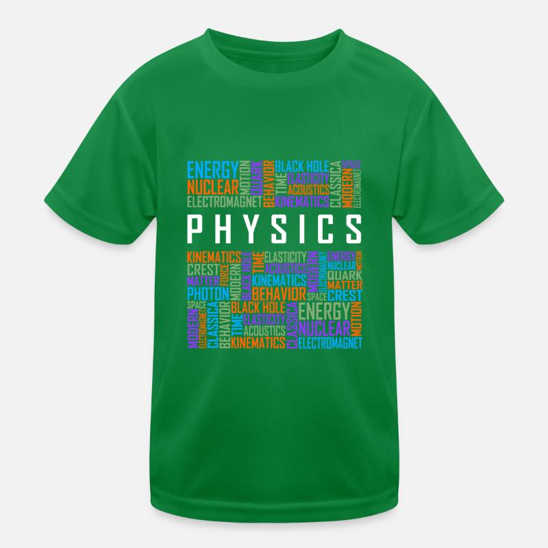 Physics - Words Kids Functional T-Shirt