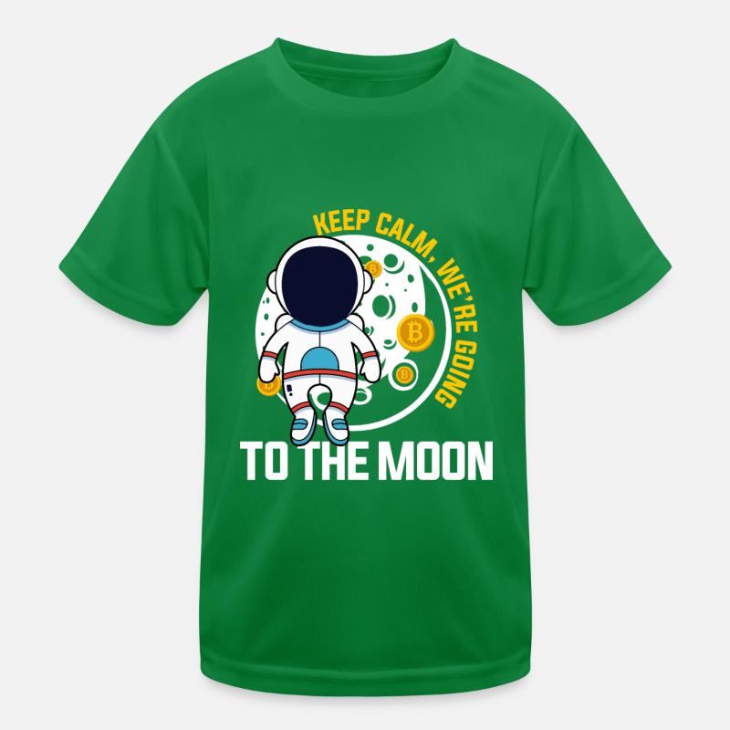Restez calme Envolons-nous vers la lune - Krypto T-shirt sport Enfant