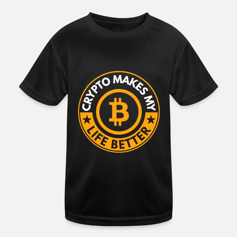 Crypto rend ma vie meilleure T-shirt sport Enfant