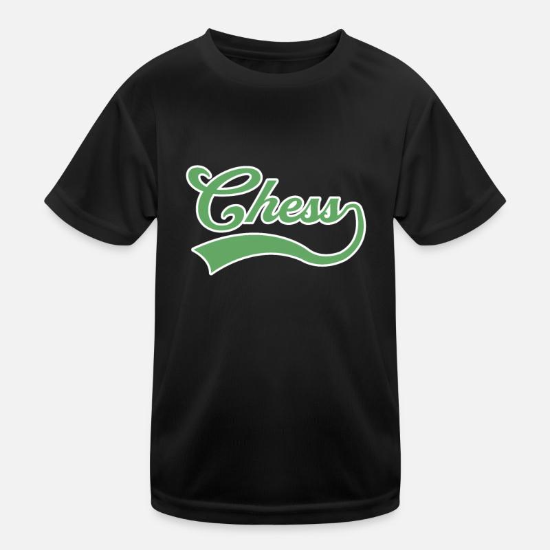 Lettrage d’échecs T-shirt sport Enfant