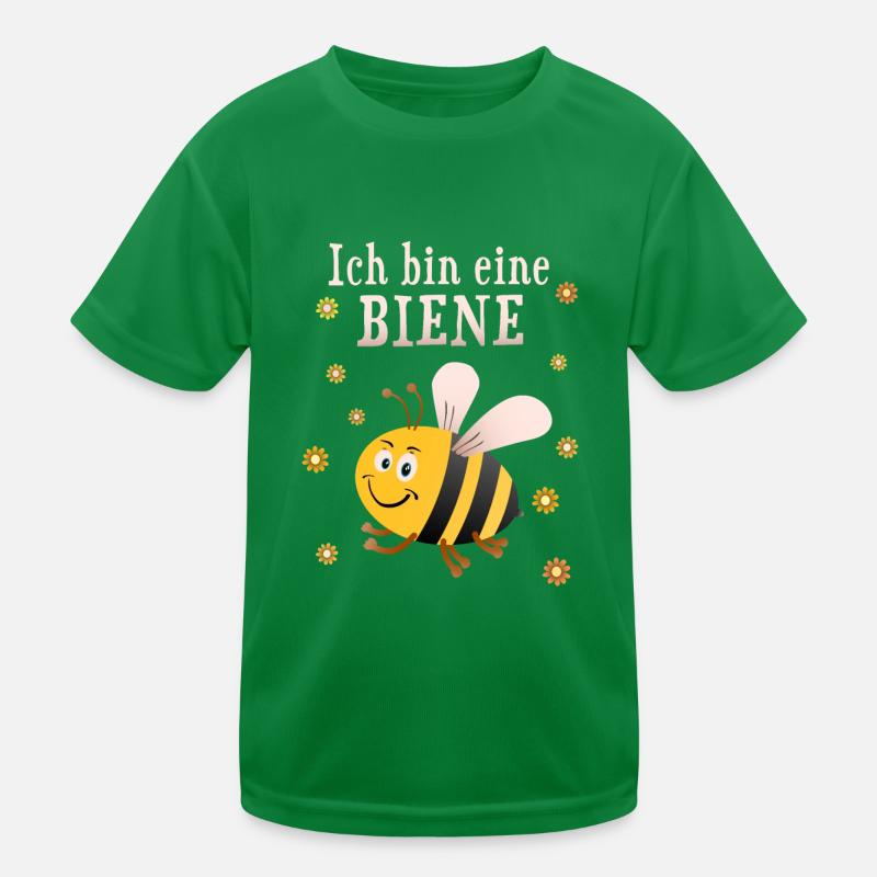 Ich bin eine Biene Imkerin Imker Kind Kinder Funktions-T-Shirt