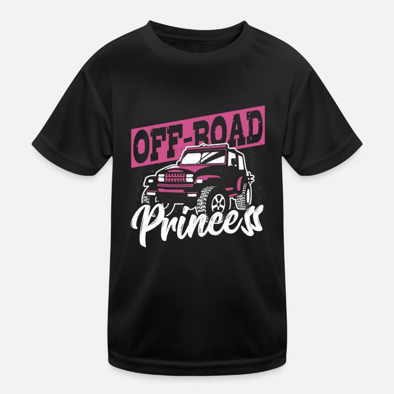 Off-Road Princess Offroading Off-Roading Kids Functional T-Shirt