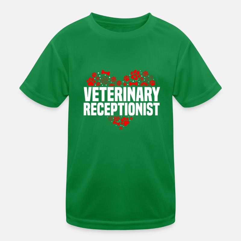 Nice vet receptionist Kids Functional T-Shirt