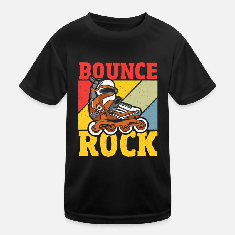 Rebondir Rock Roller Patineur T-shirt sport Enfant