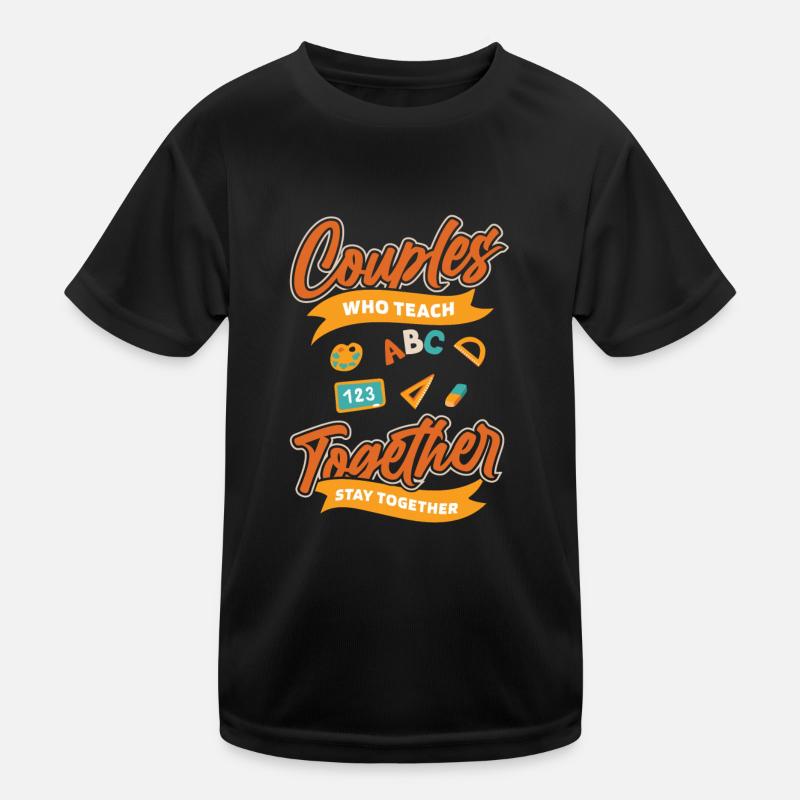 Professeur Pédagogue Couple T-shirt sport Enfant