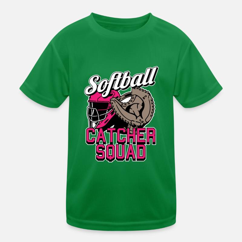 Softball Squad Kids Functional T-Shirt