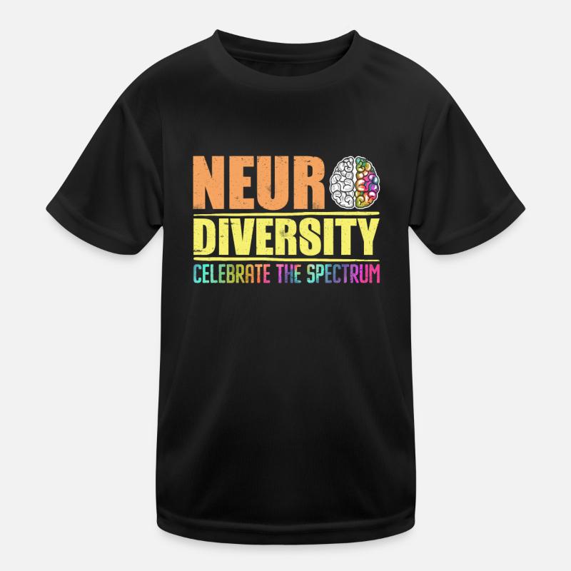 Neurodiversity Autism Spectrum Kids Functional T-Shirt