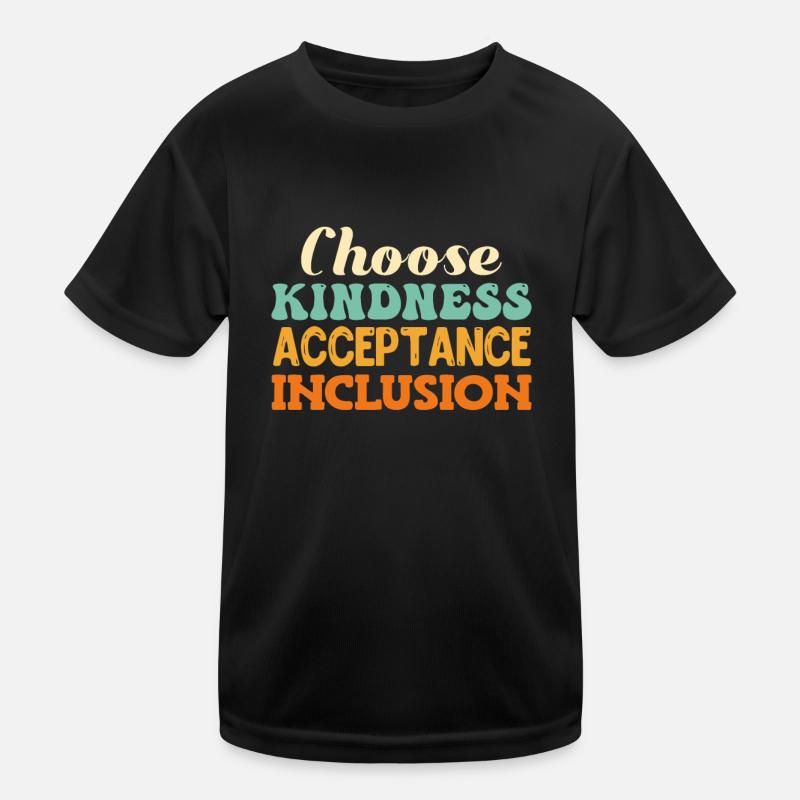 Acceptance handicap Inclusion is a decision Kids Functional T-Shirt