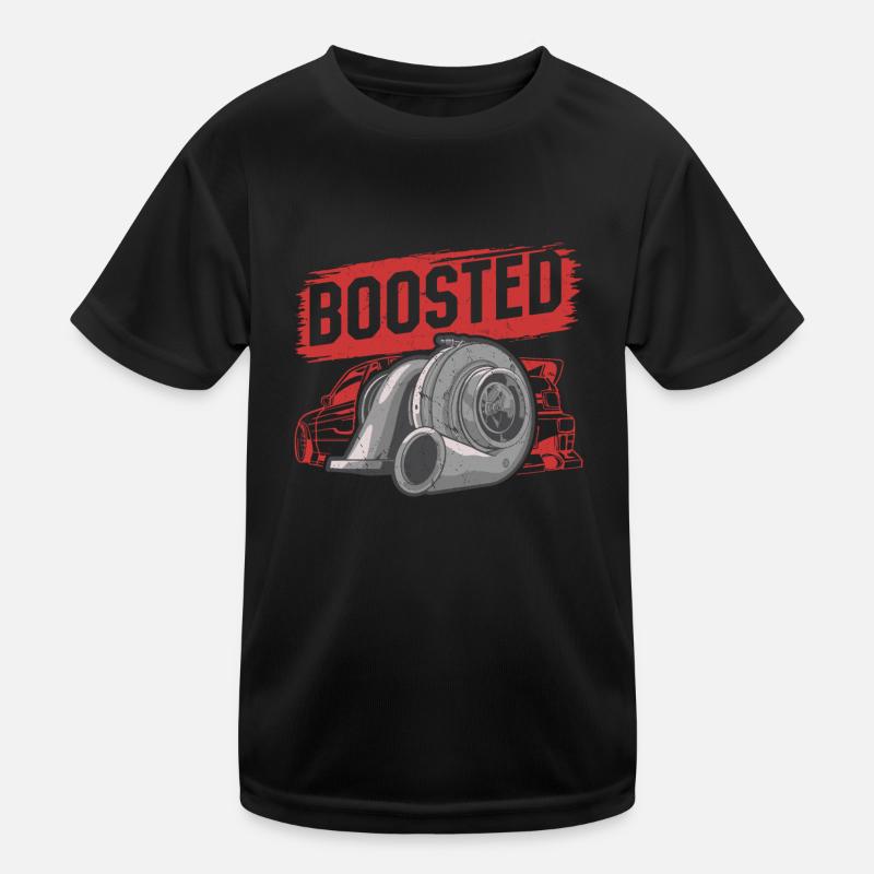 Turbolader Boosted - Turbo & Tuning Kinder Funktions-T-Shirt