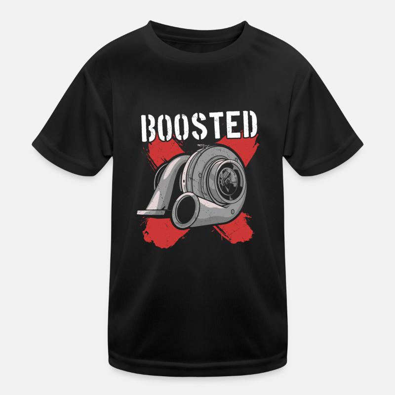 Turbolader Boosted - Turbo & Tuning Kinder Funktions-T-Shirt