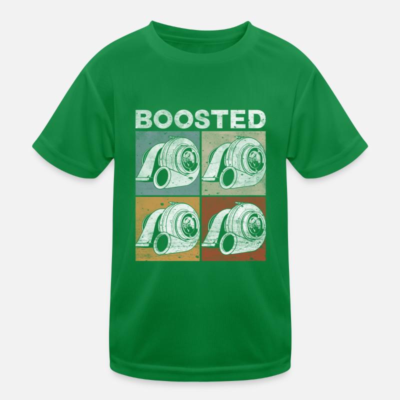 Turbolader Boosted - Turbo & Tuning Kinder Funktions-T-Shirt
