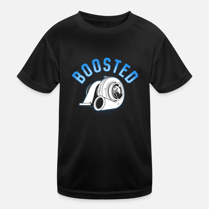 Turbolader Boosted - Turbo & Tuning Kinder Funktions-T-Shirt