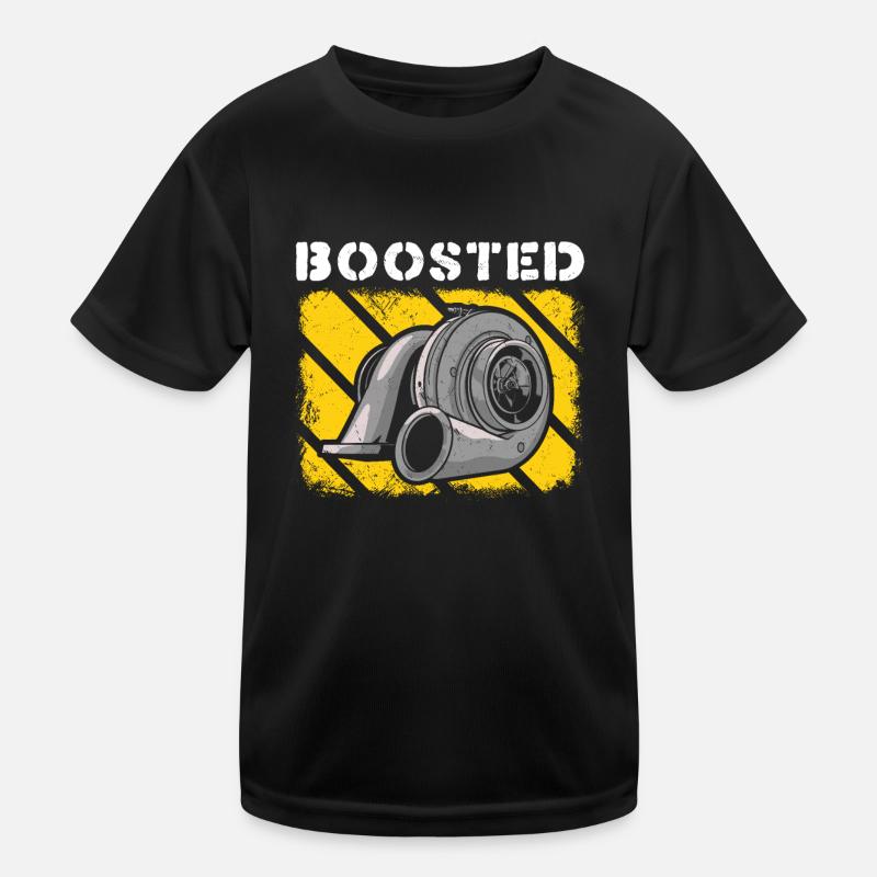 Turbolader Boosted - Turbo & Tuning Kinder Funktions-T-Shirt