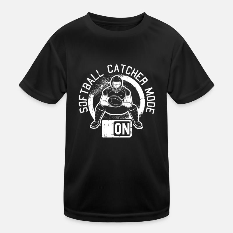 Softball Mode Kids Functional T-Shirt
