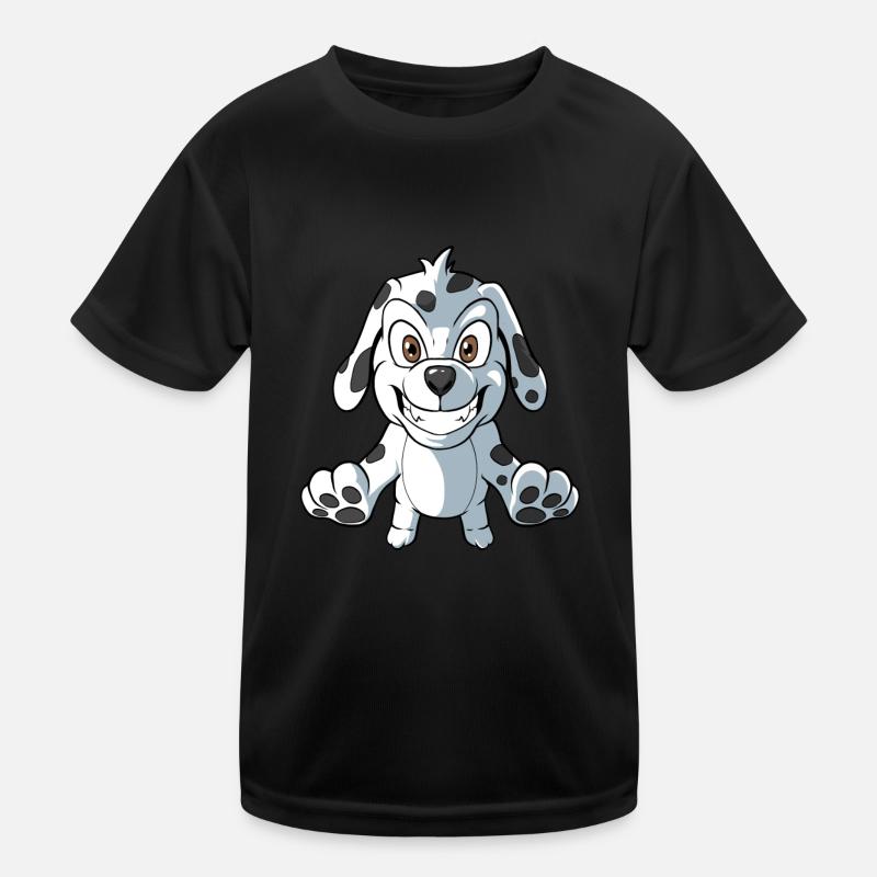 Mignon Cartoon Dalmatien T-shirt sport Enfant