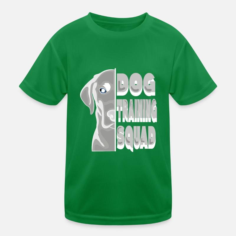 Dog Obedience School Trainer Dog Training Quote Kids Functional T-Shirt